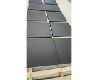 100 Pack Rubber Gym Flooring Black 1000x1000x15mm Indoor Outdoor Exercise Fitness Sport Tiles Mats Durable