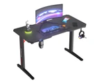 Gaming Desk Computer Desktop Home Racer Carbon Fiber Table Hook