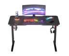 Gaming Desk Computer Desktop Home Racer Carbon Fiber Table Hook