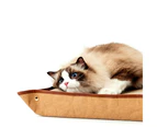 Ibiyaya Plateau Cat Scratcher with Replaceable Cardboard Insert