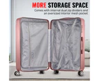 3pc Luggage Suitcase Trolley Set TSA Travel Carry On Bag Hard Case Lightweight J