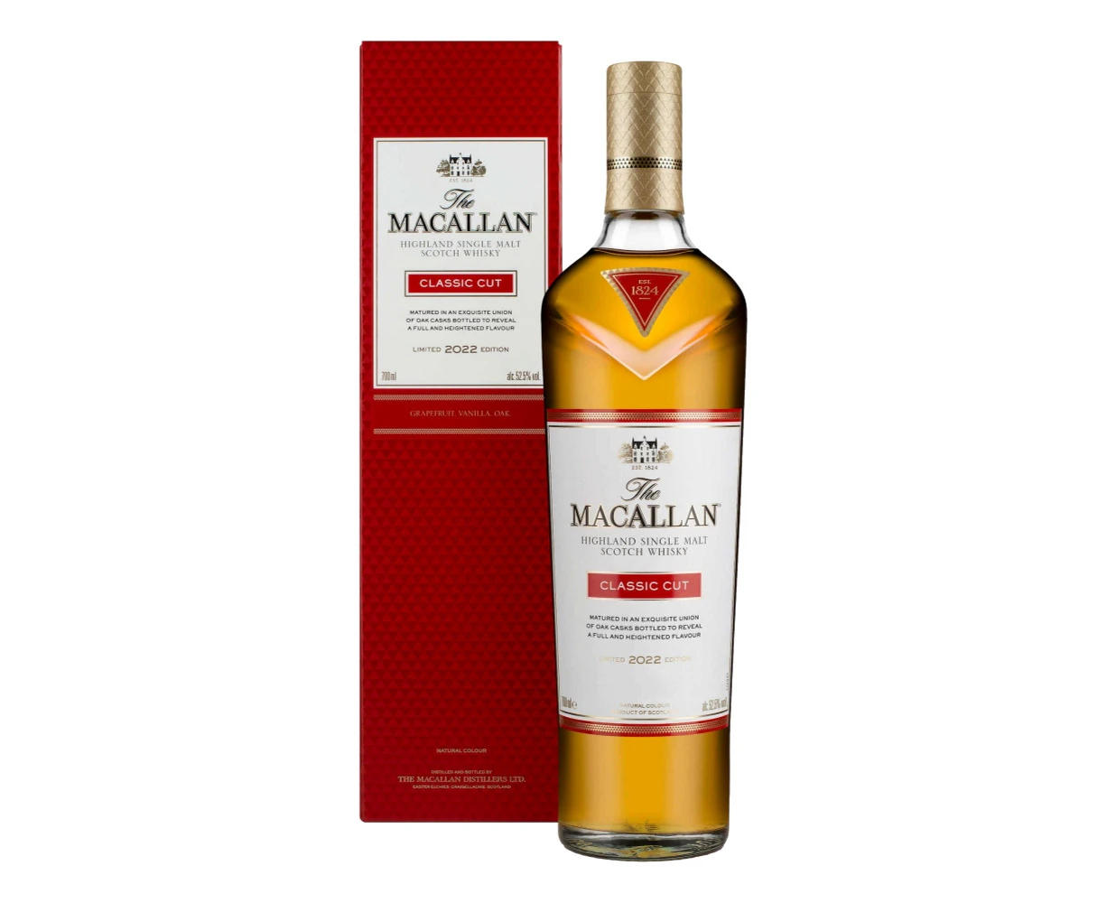 The Macallan Classic Cut 2022 Edition Cask Strength Single Malt Scotch Whisky 700mL