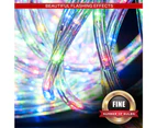 Stockholm Christmas Lights 20M LED Rope Flash Multi Colour Indoor Outdoor