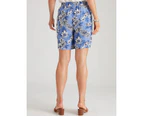 Millers Pull On Printed Rayon Shorts - Womens - Lilly Tropical Print