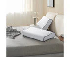 TEXLINK 1 Pack Memory Foam Pillow Neck Support Pain Relif with Wachable Pillow Cover