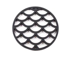 Modern Round Placemat Anti-stick Nordic Style Solid Color Black
