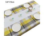 Rectangular print pattern geometric design fadeless washable table cover suitable for kitchen table