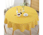 Round shape Tablecloth Wrinkle Free Anti-Fading Tablecloths Outdoor Table Cover for Kitchen Dining Party Holiday Christmas Buffet
