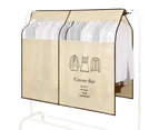 Dustproof Clothes Rack Cover Expandable Hanging Closet Cover Shoulder Dust Cover Clothes Protector for Coats Suits Dresses