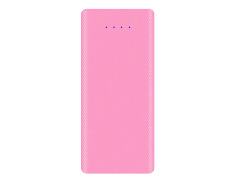 Bluebird W8 Weld-free Portable DIY Power Bank Case 18650 Battery Shell Charger Box with Indicator Light  for Outdoors-Pink