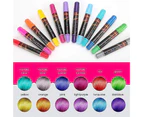 12 Color Temporary Hair Chalk Hair Pens Non-toxic Washable Hair Dye