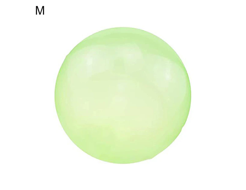 Giant Elastic Water-filled Ball TPR Interactive Toy Water Filled Ball for Swimming Pools-Green M