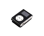 Bluebird Clip-on Mini USB LCD Screen MP3 Micro SD TF Card Support Sports Music Player-Black