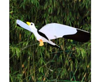 Kids Lifelike 3D Seagull Kite Flying Game Outdoor Sport Fun Toy with 100m Line-Black White