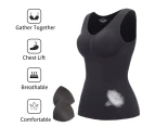 Cami Shaper Body Shape Wear Genie Top  Bra Tummy Trimmer Tank Seamless  Camishaper - Black