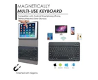 Keyboard Case for Samsung Galaxy Tab S6 10.5 2019 (Model SM-T860/T865/T867), Soft TPU Back Cover with Pencil Holder Detachable Wireless Bluetooth Keyboard