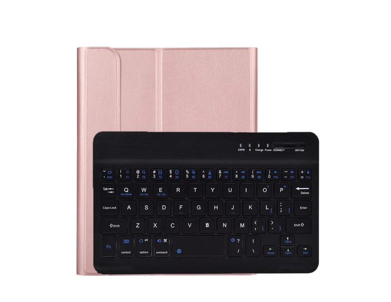 Keyboard Case for Samsung Galaxy Tab S6 10.5 2019 (Model SM-T860/T865/T867), Soft TPU Back Cover with Pencil Holder Detachable Wireless Bluetooth Keyboard