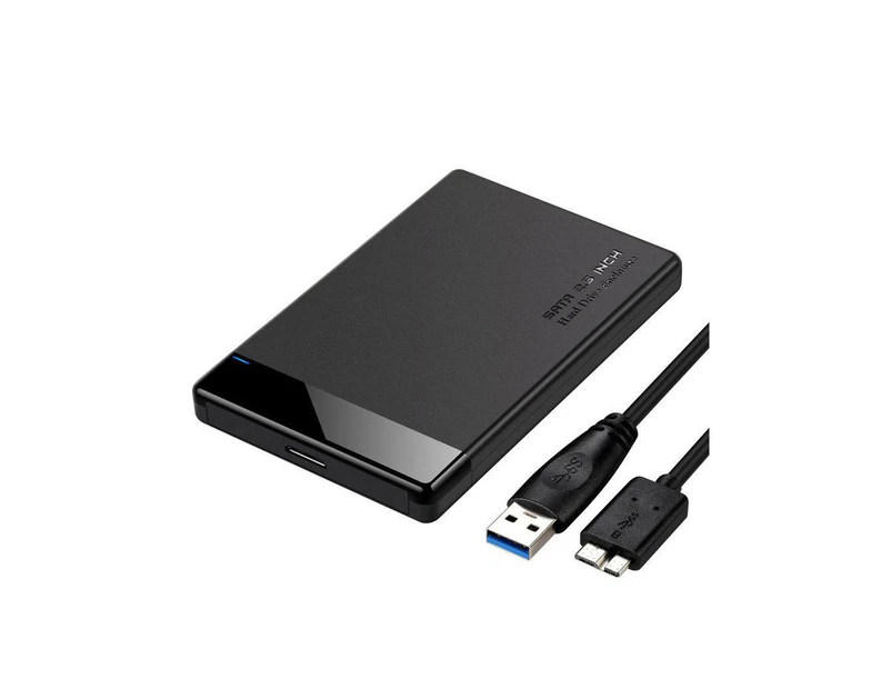 SATA 2.5-inch USB 3.0 Mobile Hard Drive Box 5Gbps Laptop External Hard Drive Enclosure Hard Disk Case Maximum Support 3BT