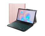 Keyboard Case for Samsung Galaxy Tab A7 10.4 inch 2022 2020 Model SM-T500 T503 T505 T507, Stand Cover with 7 Color Backlit, Detachable Wireless Keyboard