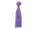 15cm DIY Beautiful High-temperature Silk Straight Hair Wig Doll Accessories-#9