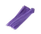 15cm DIY Beautiful High-temperature Silk Straight Hair Wig Doll Accessories-#10