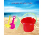 1Set Beach Bucket Handheld Smooth Surface PP Plastic Shovel Children's Outdoor Sand Mould for Beach Recreation -Random Color 1 Set