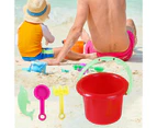 1Set Beach Bucket Handheld Smooth Surface PP Plastic Shovel Children's Outdoor Sand Mould for Beach Recreation -Random Color 1 Set