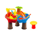 1 Set Beach Sand Table Eye-catching Fine Workmanship Plastic Various Playing Method Sand Toy for Outdoor- A
