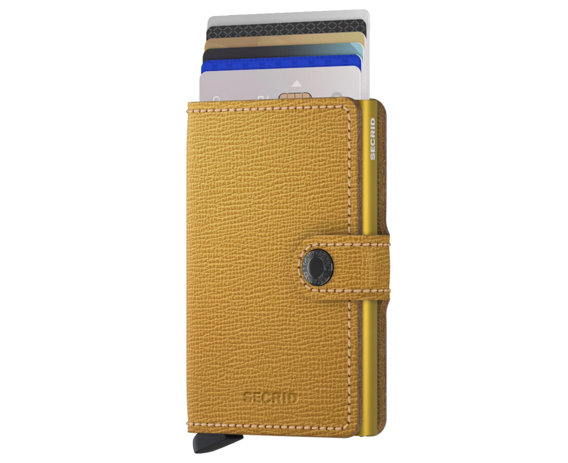 Secrid Miniwallet Crisple - Compact Wallet - Ochre