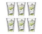 Bodum Glassware - Canteen Double Wall Glasses Large 400mL 6 Pack