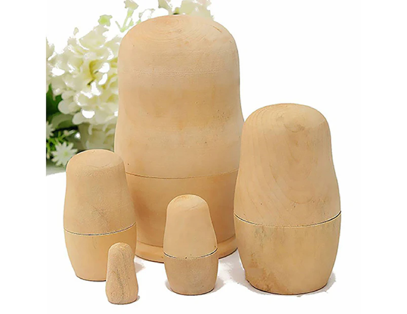 Russian Dolls Smooth Surface Decorative Wood Russian Stacking Dolls Home Decor-