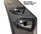Triton MQ 2015 onwrd Pillar Pod w/ 2in1 Diesel Boost Ext Temp & Dual Volts Gauge - Black