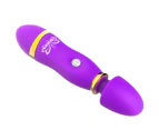 SunnyHouse Safe 12 Speed G-Spot Vibrator Erotic Vagina Clitoris Stimulator Women AV Stick - Rose Red USB Charging