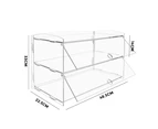 Display Bakery Case Cabinet Pastry 2 Tier