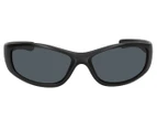 Dirty Dog Men's Buzzer Polarised Sunglasses - Satin Black/Grey