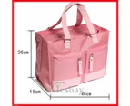 Baby Kingdom Mummy Bag Nappy Travel Handbag Changing Diaper Pink Color