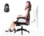 Ergonomic Gaming Chair Home Office Chairs High Back Breathable Mesh Seat Computer Recliner - Chair With Footrest