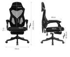 Ergonomic Gaming Chair Home Office Chairs High Back Breathable Mesh Seat Computer Recliner - Chair With Footrest