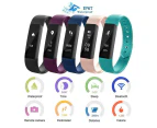 Smart Fitness Tracker Waterproof Bluetooth Heart Rate