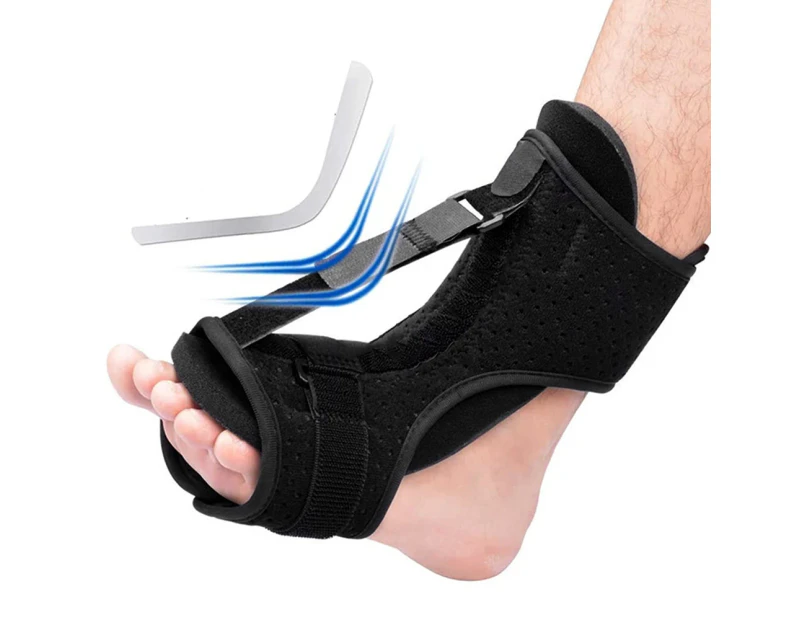 Adjustable Elastic Plantar Fasciitis Night Splint Foot Drop Support Brace Belt