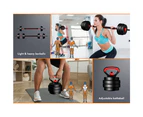 BLACK LORD 40kg 7in1 Adjustable Dumbbell & Barbell & Kettlebell Set