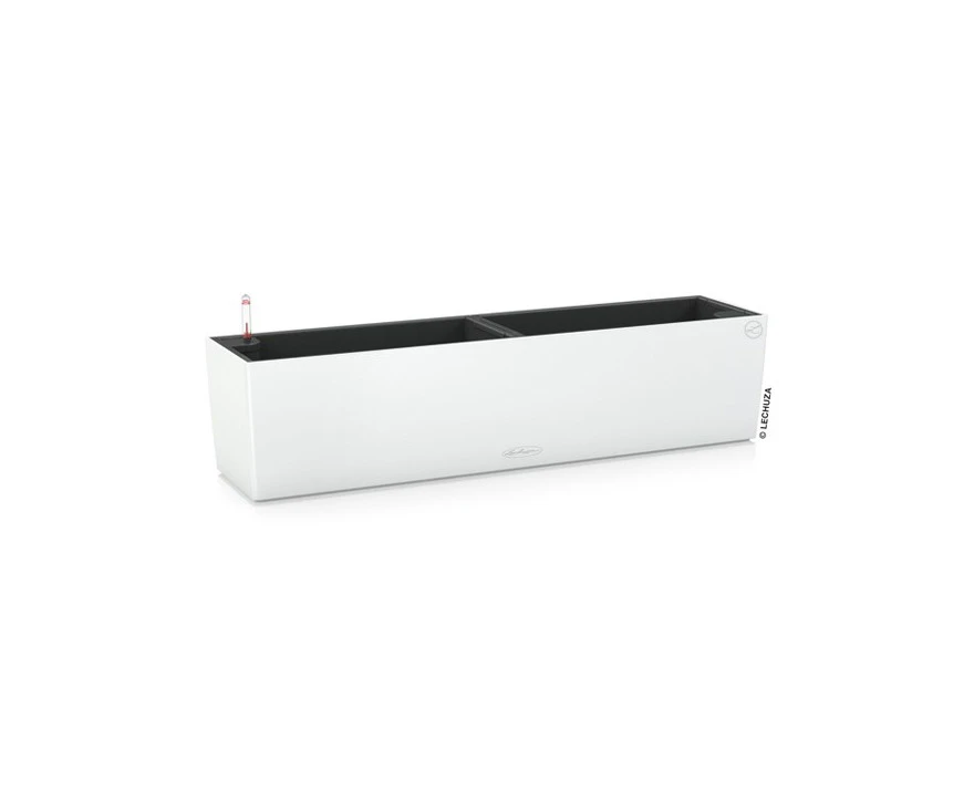 LECHUZA BALCONERA COLOR 80 PLANTER POT (WHITE)