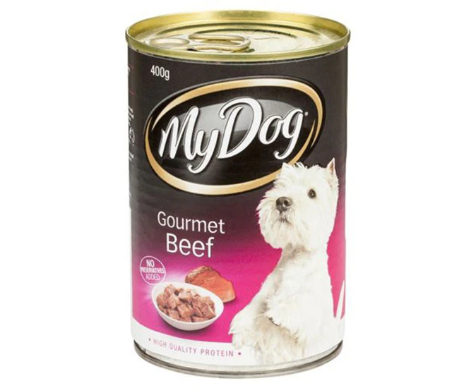 My Dog Gourmet Beef Dog Food 24 x 400g