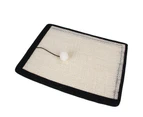 Cat Scratching Mat, Natural Sisal Cat Scratching Post Mat Protecting Table Legs Grinding Claws for Wrapping Around Table Couch Chair Furniture Leg