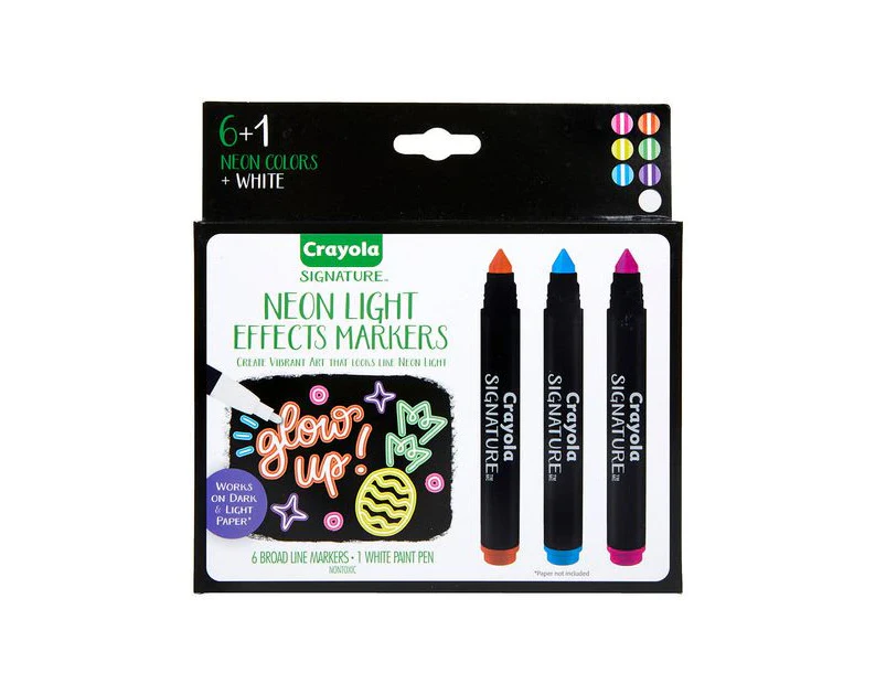 Crayola Signature Neon Light Effects Markers