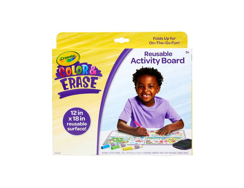 Crayola Colour N Erase Reusable Activity Board