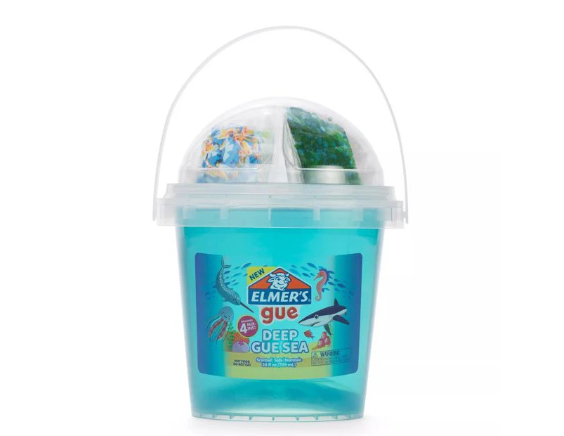 Elmer's Gue Premade Slime Mix-ins 709ml - Deep Gue Sea