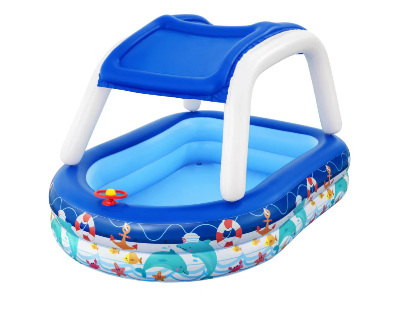 Bestway Kids Play Pools Above Ground Inflatable Swimming Pool Canopy Sunshade