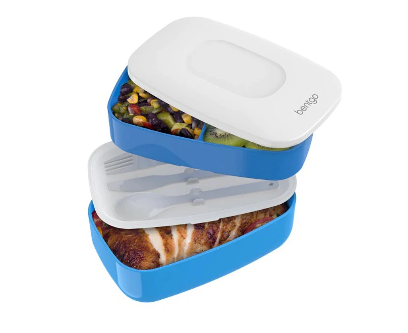 Bentgo All-In-One Lunch Box Container Storage Blue