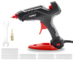 TOPEX Heavy Duty 100W Hot Melt Glue Gun Electric Heating Craft & 10 Glue Sticks